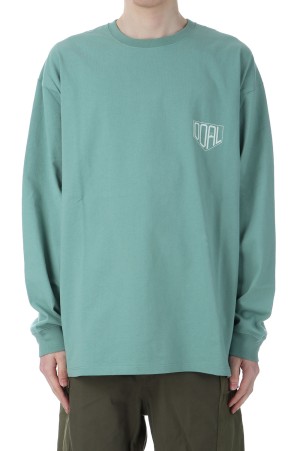 OOAL L/S Graphic Tee - Coral Green (S25SI014)