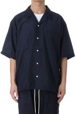 Regular Collar Wind S/S Shirt - Dark Navy (SUGS405) | セレクト