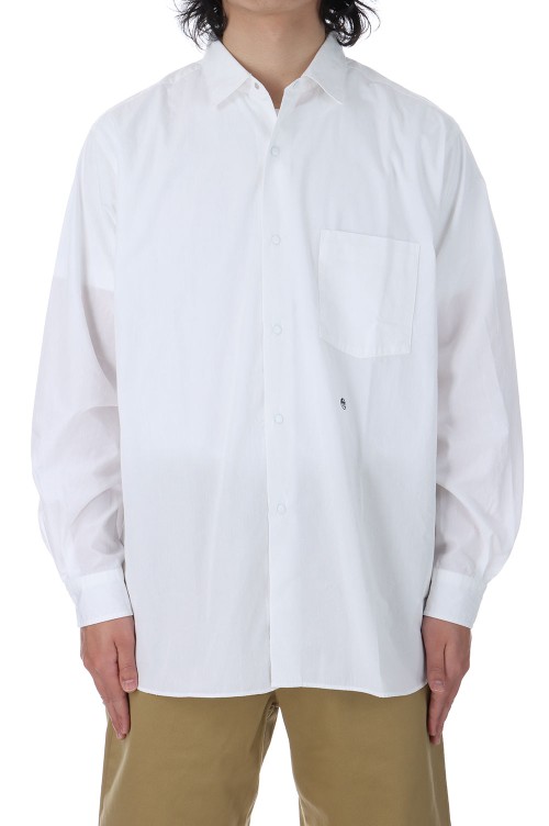 Regular Collar Wind Shirt - Off White (SUGS400) | セレクトショップ