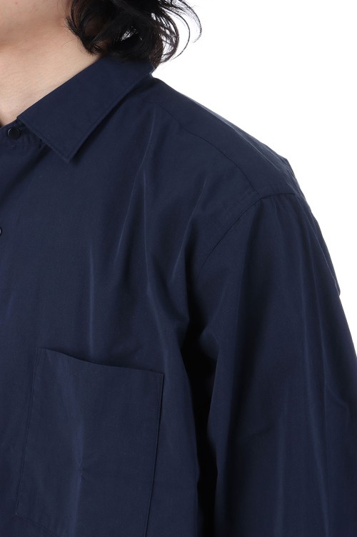 Regular Collar Wind Shirt - Dark Navy (SUGS400) | セレクトショップ