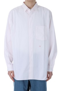 Regular Collar Stripe Wind Shirt - PINK (SUGF362)