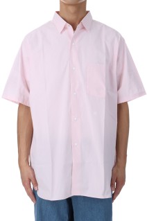 Regular Collar Wind S/S Shirt - Pink (SUGS405)