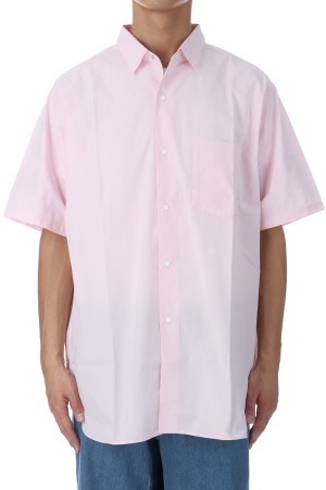 Regular Collar Wind S/S Shirt - Pink (SUGS405)