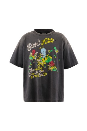 SS TEE / SAINT MX6 / BLACK (SM-HR8-0000-014)