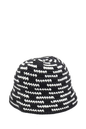 KNIT BUCKET HAT / BLACK (SM-HR8-0000-084)
