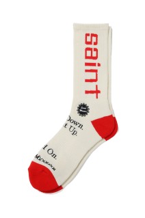 SOCKS / SIT DOWN / ECRU (SM-HR8-0000-106)