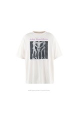 MT_SS TEE / KEN&amp;LYDIA&amp;TYLER / WHITE (SM-HR8-0000-C19)