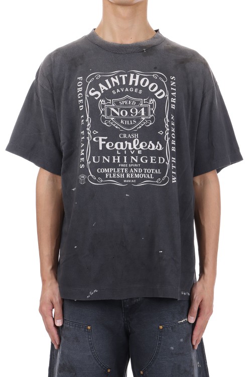 STHD . SS TEE FEARLESS/BLACK(SM-HR8-0000-C70) | セレクト