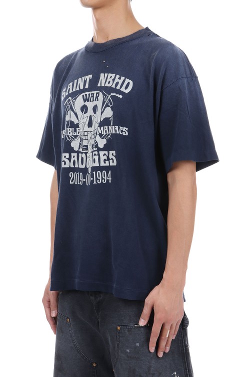SAINT NBHD スカルプリント Tシャツ XL SAINT NBHD スカルプリント Tシャツ XL