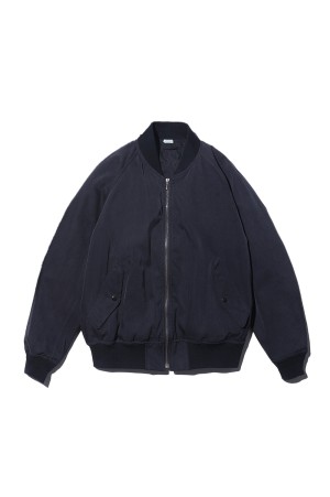 Silk Padding Jacket - NAVY (25SAP-01-08H)