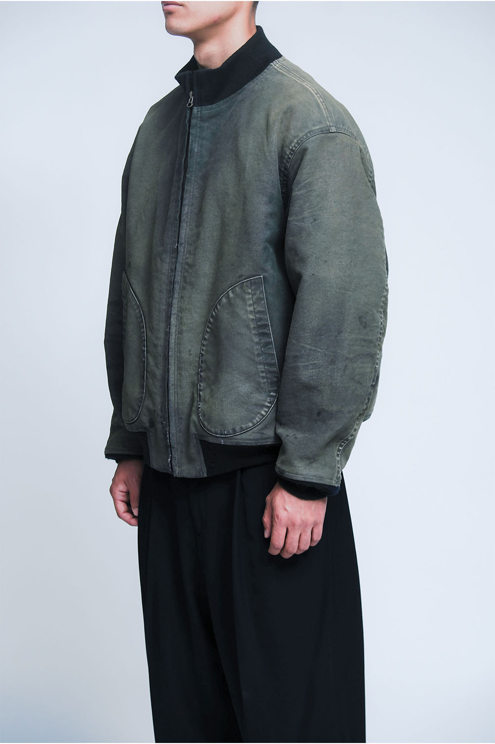 Vintage WW2 US NAVY Blue Deck Jacket - NAVY (25SAP-01-18H