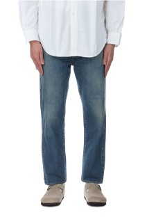 Washed Denim Wide Pants - INDIGO (AP-4002)