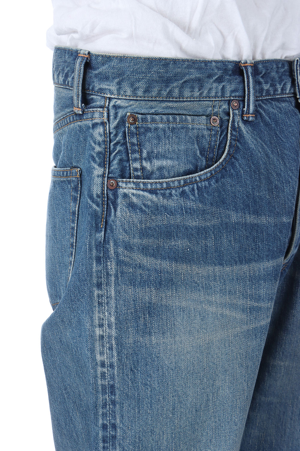 Washed Denim Pants E - BLEACH (AP-4004) | セレクトショップ