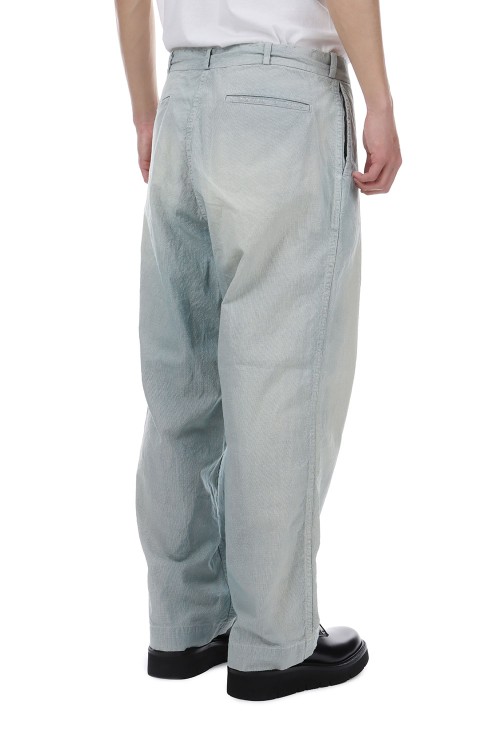 Indigo Pin Check Work Pants - SAX (25SAP-04-09H) | セレクト