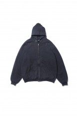 Vintage Zip Sweat Hoodie - ASH GRAY (24AAP-05-09K Vintage Zip Sweat Hoodie - ASH GRAY (24AAP-05-09K