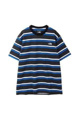 S/S Multi Border Tee - BLACK / WHITE / H.BLUE (NT32455)