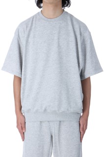 TECH SWEAT CREW S/S - TOP GRAY (BE-51025)