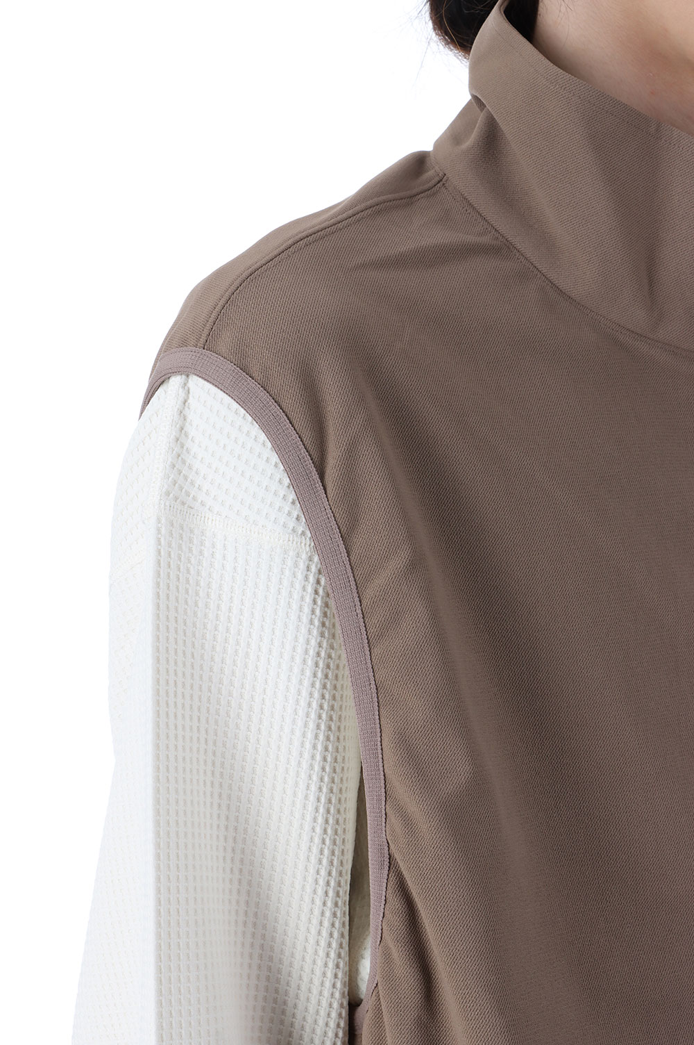 TECH FLEX JERSEY VEST - BEIGE (BE-61025) | セレクトショップ