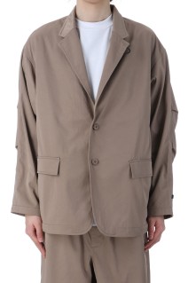 TECH LOOSE 2B JACKET TWILL - BEIGE (BJ-56025)