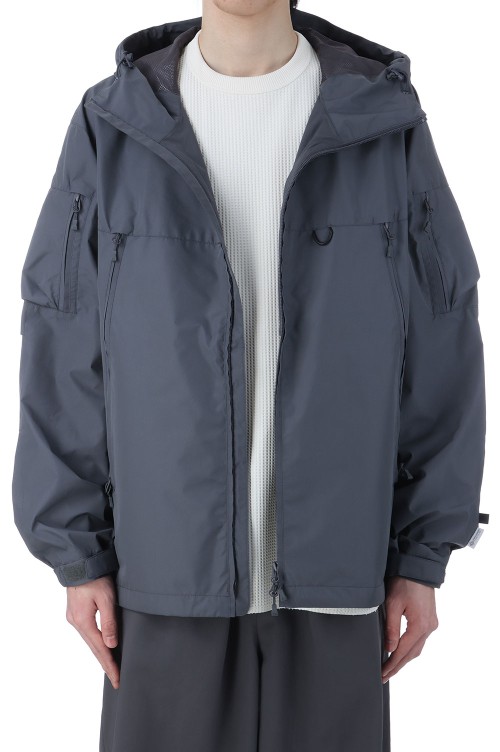 GORE-TEX WINDSTOPPER TECH ARMED SHELL JACKET - CHARCOAL (BJ-11025