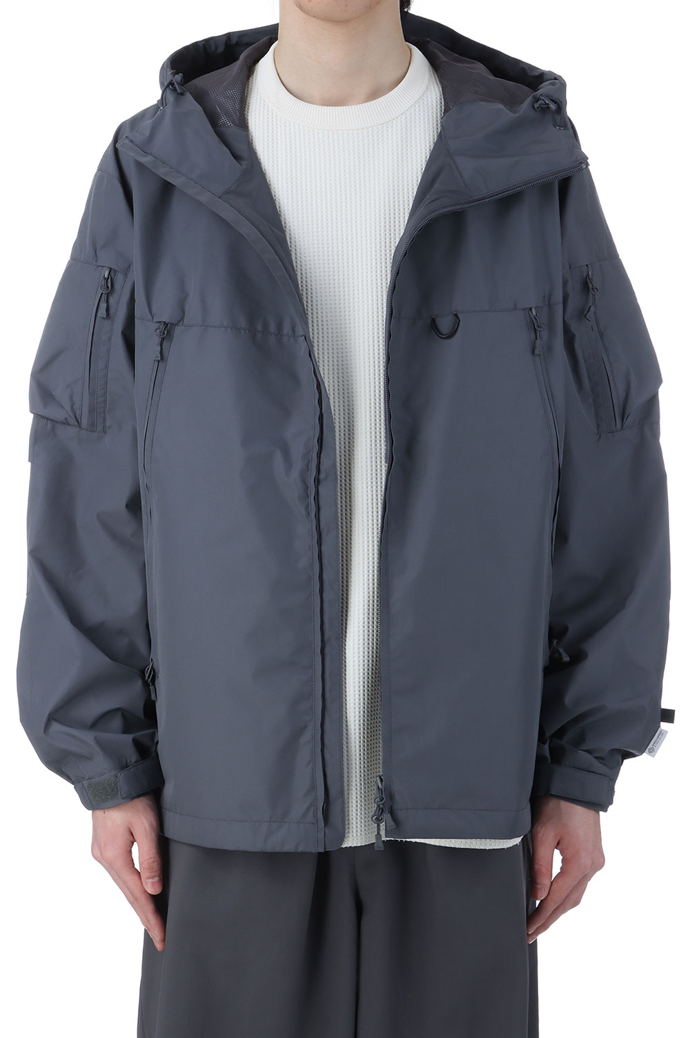 GORE-TEX WINDSTOPPER TECH ARMED SHELL JACKET - CHARCOAL (BJ-11025