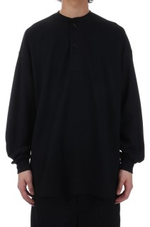TECH THERMAL HENLEY L/S - BLACK (BE-38025)