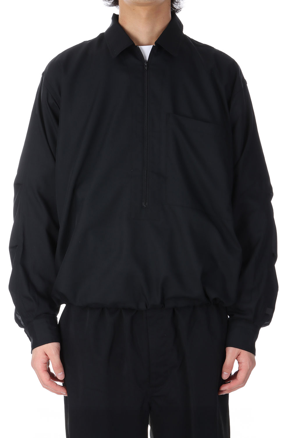 ダイワピア39 25ss 美品　ハーフジップさシャツ　ブラック　Lサイズ TECH HALF ZIP SHIRT L/S - BLACK (BE-39025) | セレクトショップ