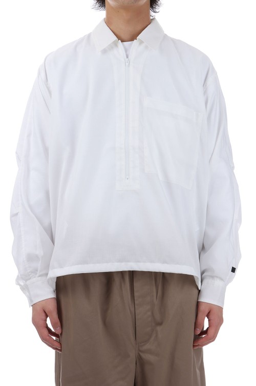 BRIEFING MS LS HALF ZIP SHIRT アイボリー Lサイズ BRIEFING MS LS HALF ZIP SHIRT アイボリー Lサイズ - メルカリ
