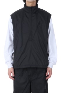 TECH WIND SHELL VEST - BLACK (BJ-20025)