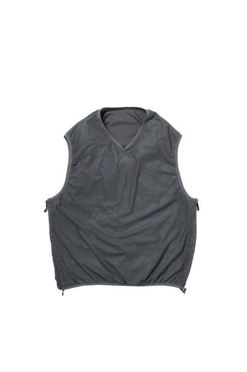 TECH REVERSIBLE FIELD VEST - CHARCOAL (BJ-23025) | セレクト