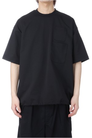 TECH W/POCKET CREW TEE - BLACK (BE-32025)