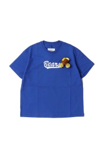 CHEERLEADING BEAR T-SHIRT - BLUE (25SS27CS363)