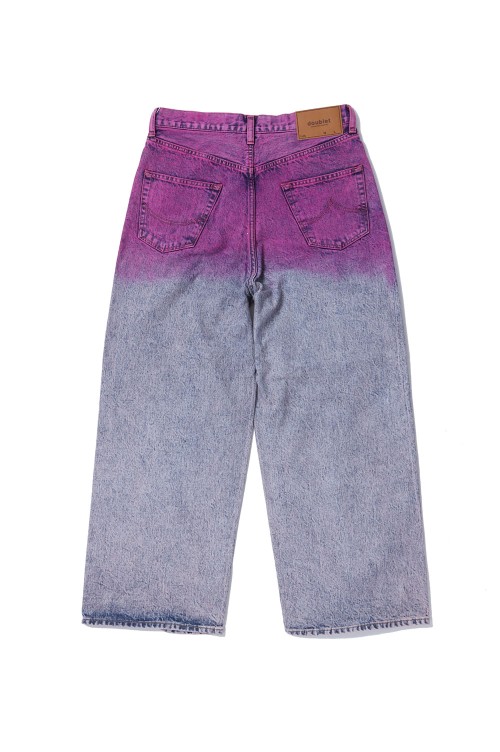 ANIME HAND-PAINTING DENIM PANTS - PINK (25SS06PT296) | セレクト