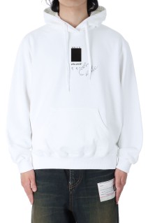 CHEKI RAINBOW-FILM HOODIE - WHITE (25SS32CS368)