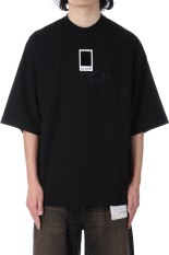 CHEKI RAINBOW-FILM T-SHIRT - BLACK (25SS31CS369)