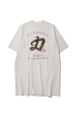 DOUBLET PFW TOUR T-SHIRT - WHITE (25SS30CS367)