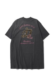 DOUBLET PFW TOUR T-SHIRT - BLACK (25SS30CS367)
