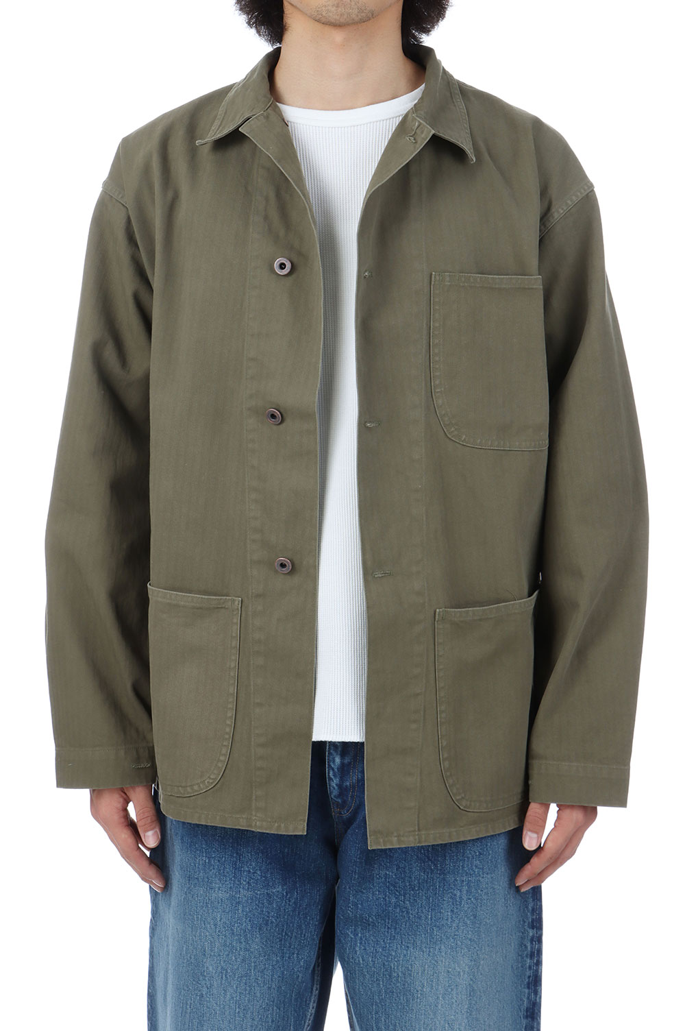 【専用】CIOTA（シオタ） 40s USMC P‑47 HBT サイズ5 CIOTA（シオタ）/ 40s USMC P-47 HBT Jacket -Stone Wash