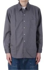 Regular Collar Long Sleeve Shirt  - Blue Gray (SHLM-108-CL)