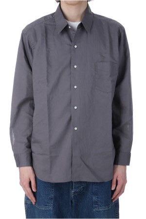 Regular Collar Long Sleeve Shirt  - Blue Gray (SHLM-108-CL)