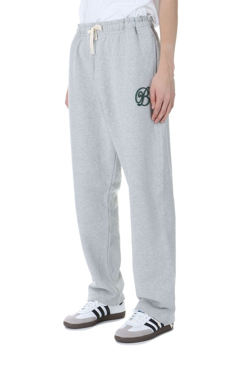 B EMBLEM HEAVYWEIGHT SWEAT PANTS GRAY M