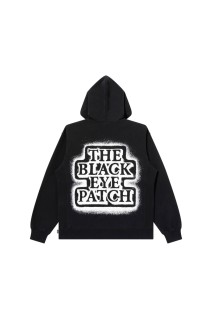 SPRAYED OG LABEL HOODIE - BLACK (BEPFW24CS29)