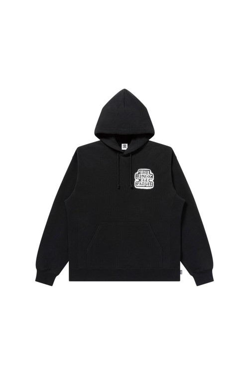 SPRAYED OG LABEL HOODIE - BLACK (BEPFW24CS29) | セレクトショップ｜DeepInsideinc.com  Store