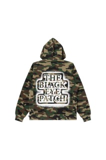 SPRAYED OG LABEL HOODIE - CAMO (BEPFW24CS29)