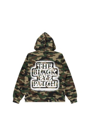 SPRAYED OG LABEL HOODIE BLACK – BlackEyePatch