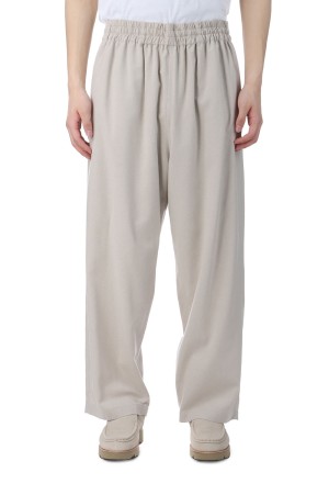 Silk Noil Viscose Sleeping Easy Pants - BEIGE (GM251-40048)