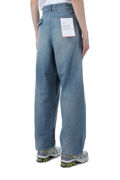 Selvage Denim Two Tuck Pants - INDIGO_LIGHT FADE (GU251