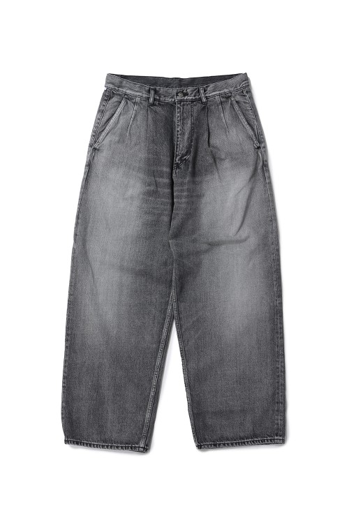 Lenina ♥ HUGO two tuck straight denim pants /追跡付 HUGO two tuck straight denim pants_deep blue - 르니나