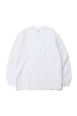 Heavy Weight L/S Oversized Tee - WHITE (GM251-70204B)