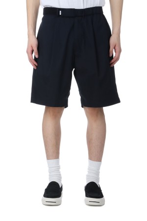 Solotex Twill Wide Chef Shorts - BLACK (GM251-40328B